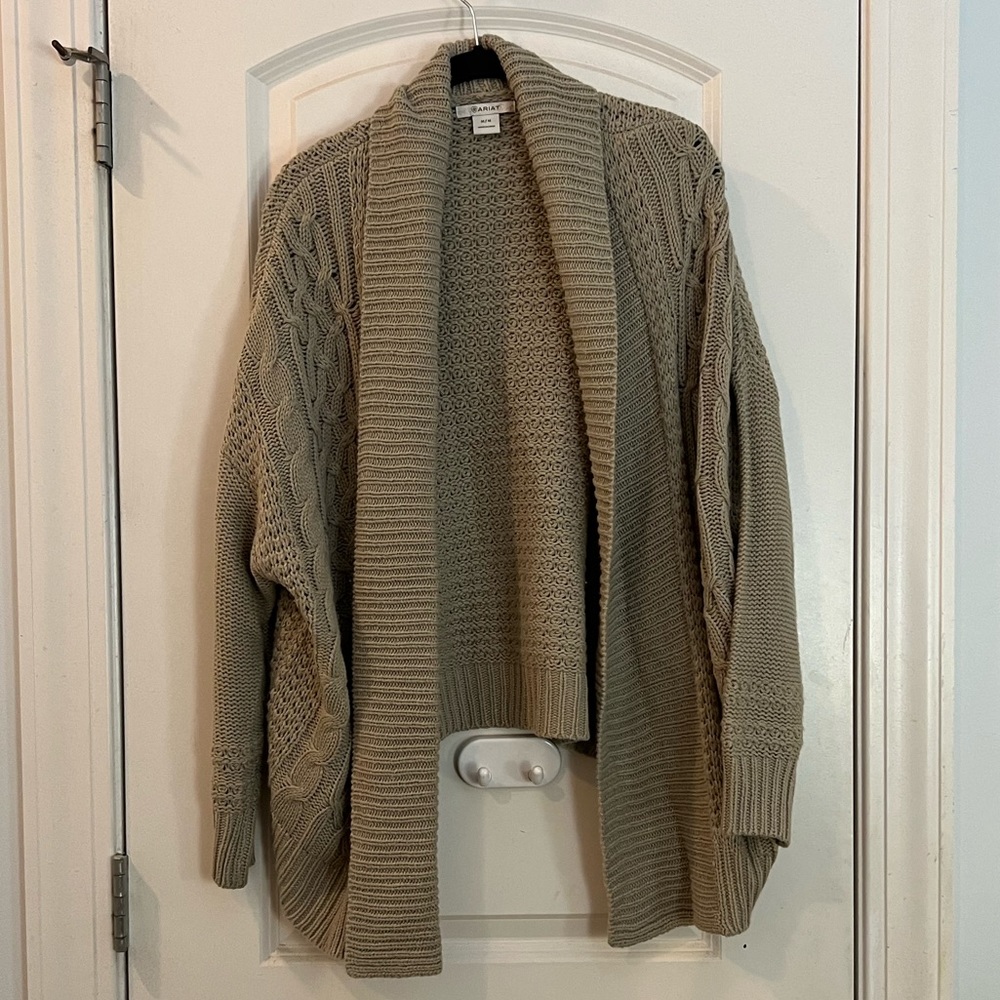 Ariat Tan Sweater Cardigan